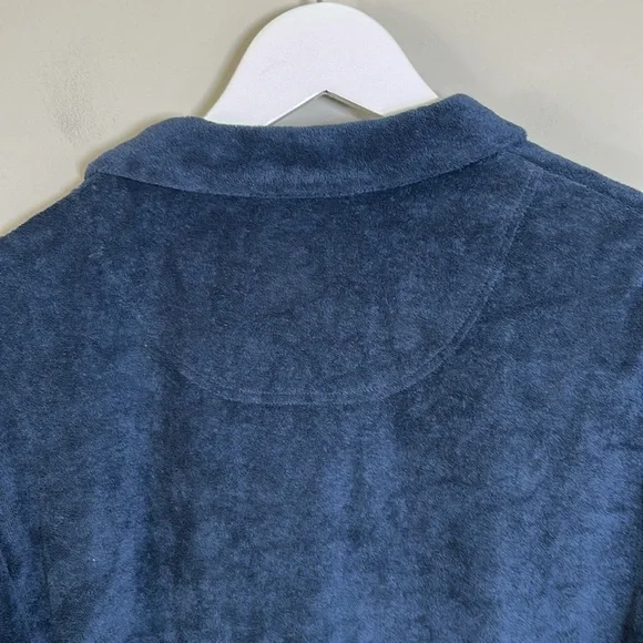 Orlebar Brown TERRY TOWELLING Polo Shirt Blue Tailored Resort Mens Sz M NEW - Picture 8 of 15
